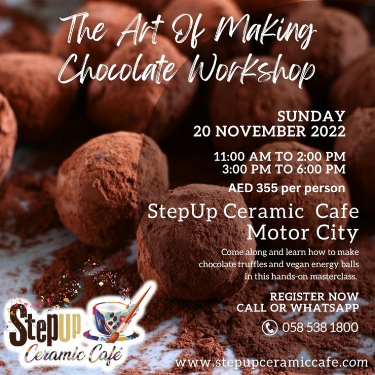 Chocolate Making Workshop @ StepUp Ceramic Cafe